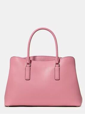 ♠️Kate Spade Thompson Street Leather Large Satchel Bag, Grapefruit Soda Pink NWT